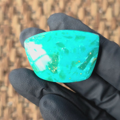 Stabilized Kingman Turquoise Freeform