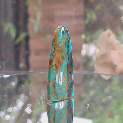 Stabilized Kingman Rising Phoenix Turquoise Tongue