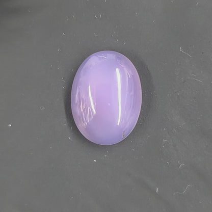 Natural Purple Chalcedony Oval