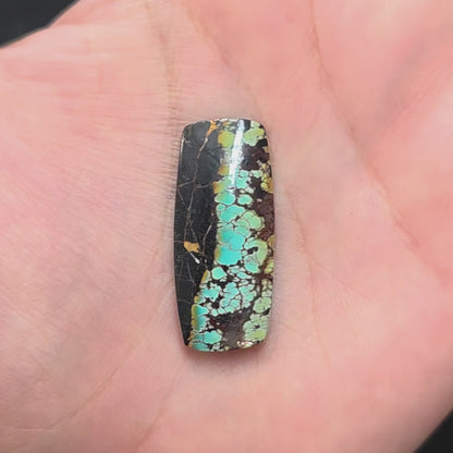 Natural Blackjack Turquoise Rectangular