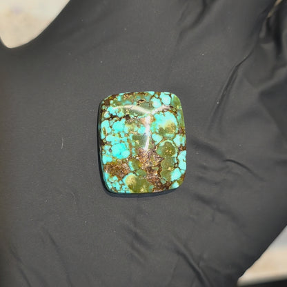 Stabilized Kingman Red Web Turquoise