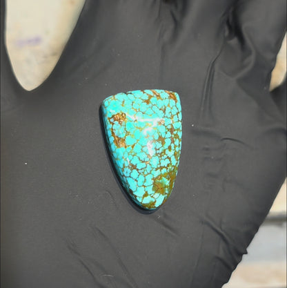 Stabilized Kingman Red Web Turquoise