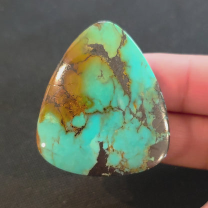 Stabilized Kingman Turquoise Triangular
