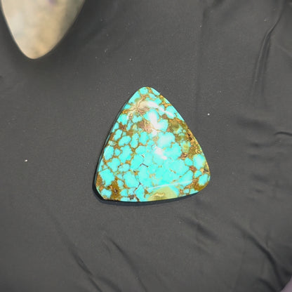 Stabilized Kingman Red Web Turquoise