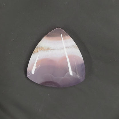 Natural Purple Chalcedony Triangular