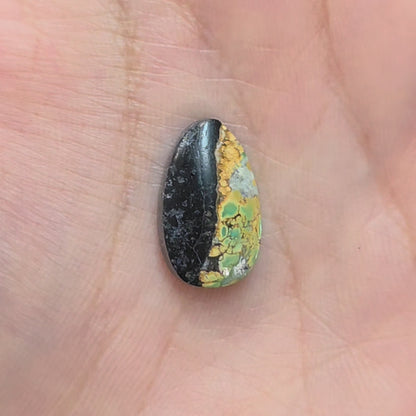 Natural Blackjack Turquoise Freeform