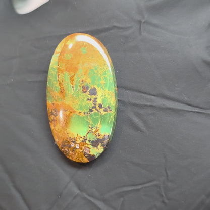 Stabilized Kingman Turquoise Oval