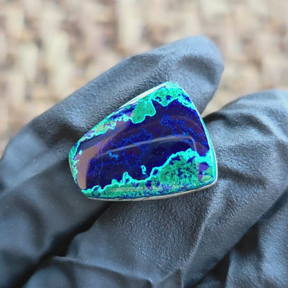 Stabilized Azurite Malachite Freeform