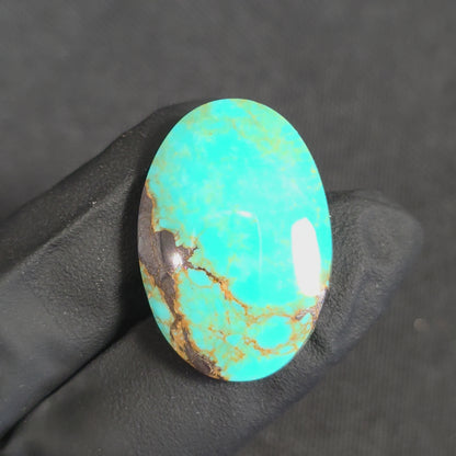 Stabilized Kingman Turquoise Cabochon