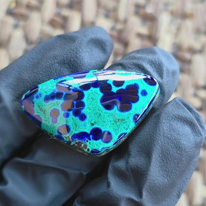 Stabilized Azurite Malachite Freeform
