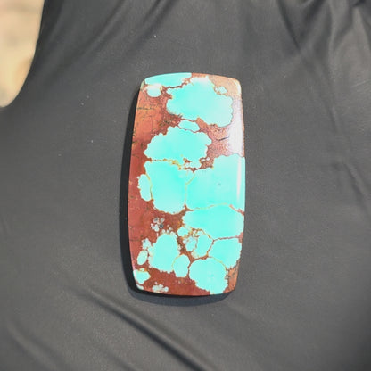 Stabilized #8 Turquoise Rectangular