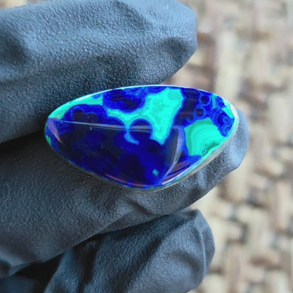 Stabilized Azurite Malachite Freeform