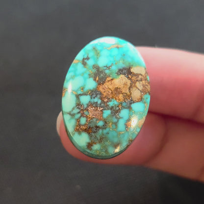 Natural Kingman Turquoise Oval