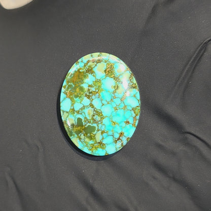 Stabilized Kingman Red Web Turquoise