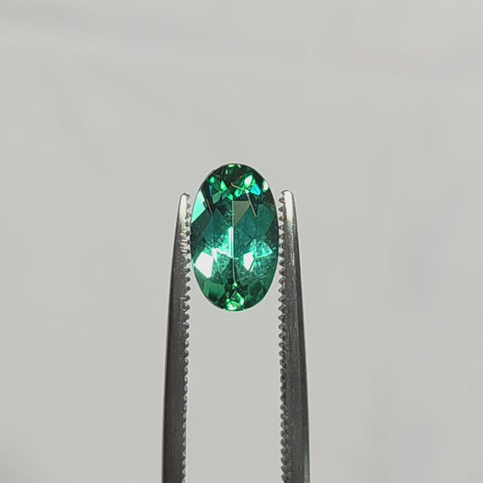 Brazilian Tourmaline (Green) Oval Faceted Cut