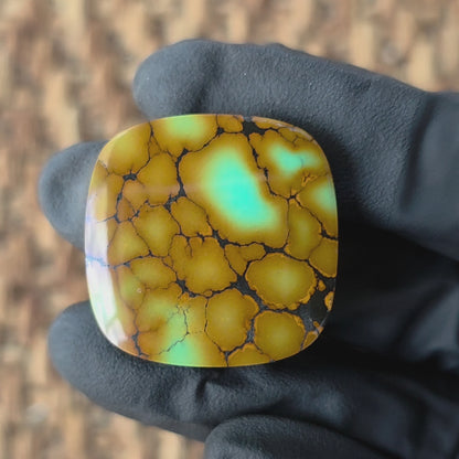 Stabilized Cloud Mountain Turquoise Square