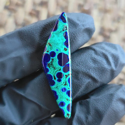 Stabilized Azurite Malachite Freeform