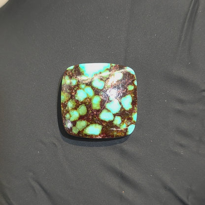 Stabilized Kingman Red Web Turquoise