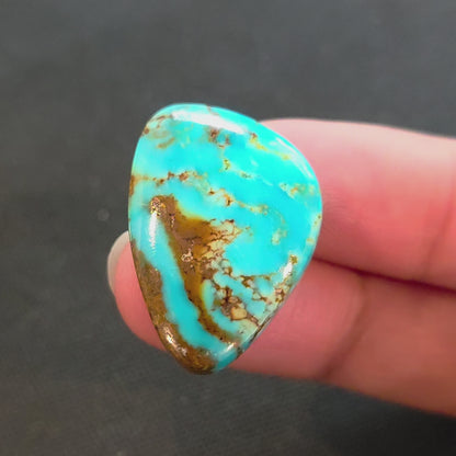 Stabilized Kingman Turquoise Freeform
