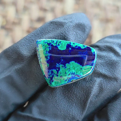 Stabilized Azurite Malachite Freeform