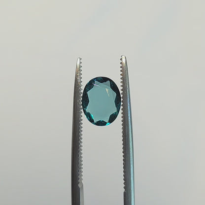 Brazilian Tourmaline (Blue) Oval Faceted Cut