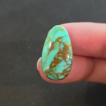 Stabilized Kingman Turquoise Pear-Shaped