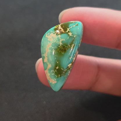 Natural Royston Turquoise Triangular