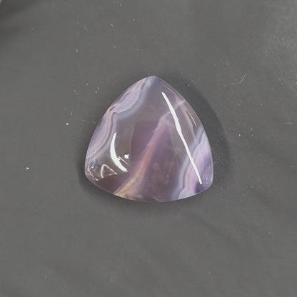 Natural Purple Chalcedony Triangular