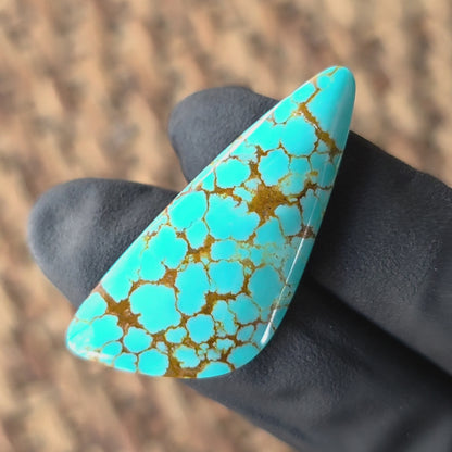 Stabilized #8 Turquoise Freeform