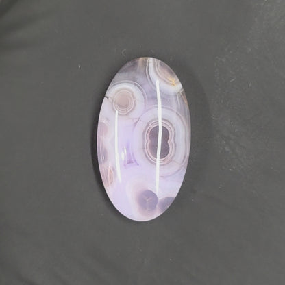 Natural Purple Chalcedony Oval