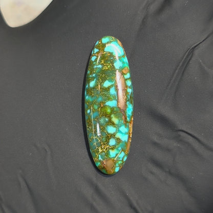 Stabilized Kingman Red Web Turquoise