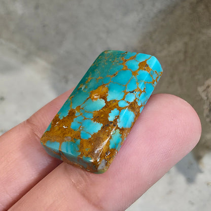 Stabilized Kingman Turquoise Rectangular