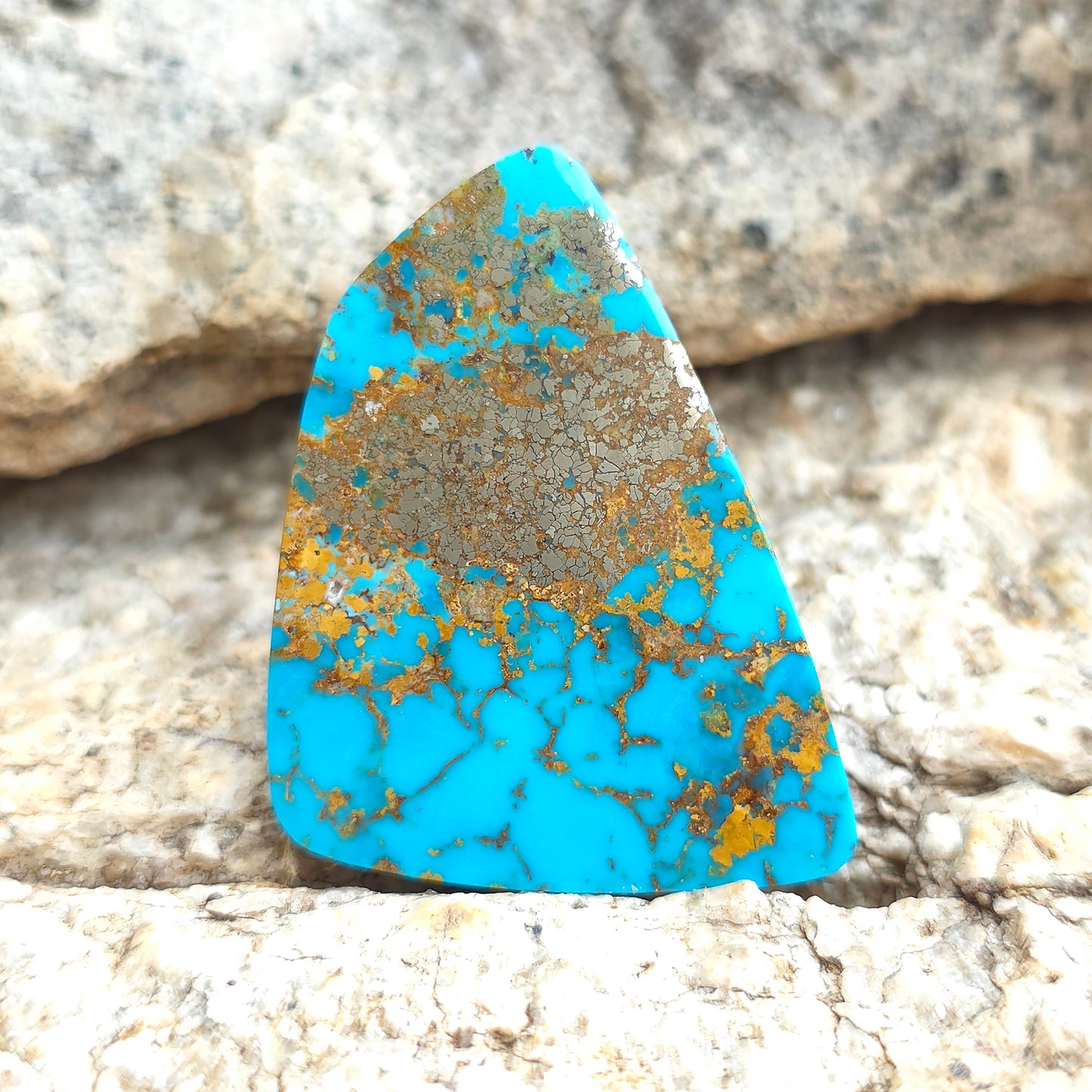 Natural Morenci Turquoise Freeform