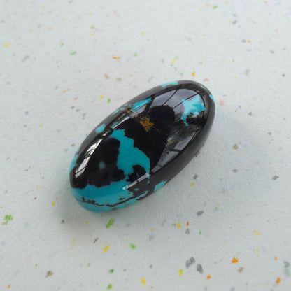 Stabilized Kingman Turquoise Oval