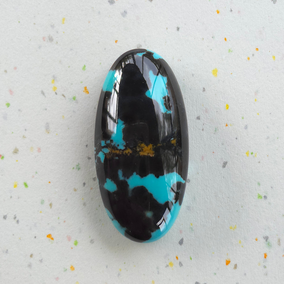 Stabilized Kingman Turquoise Oval