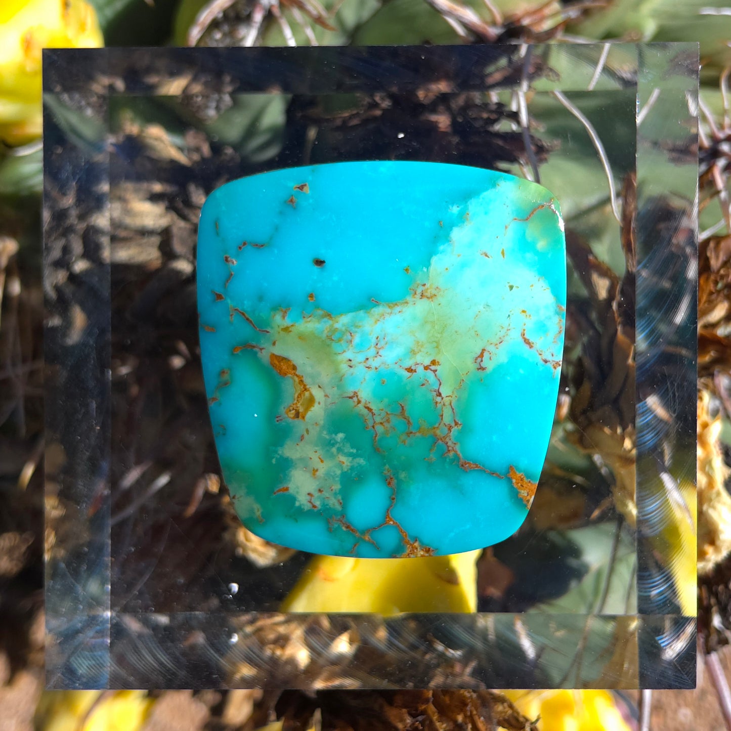 Stabilized Kingman Turquoise Freeform