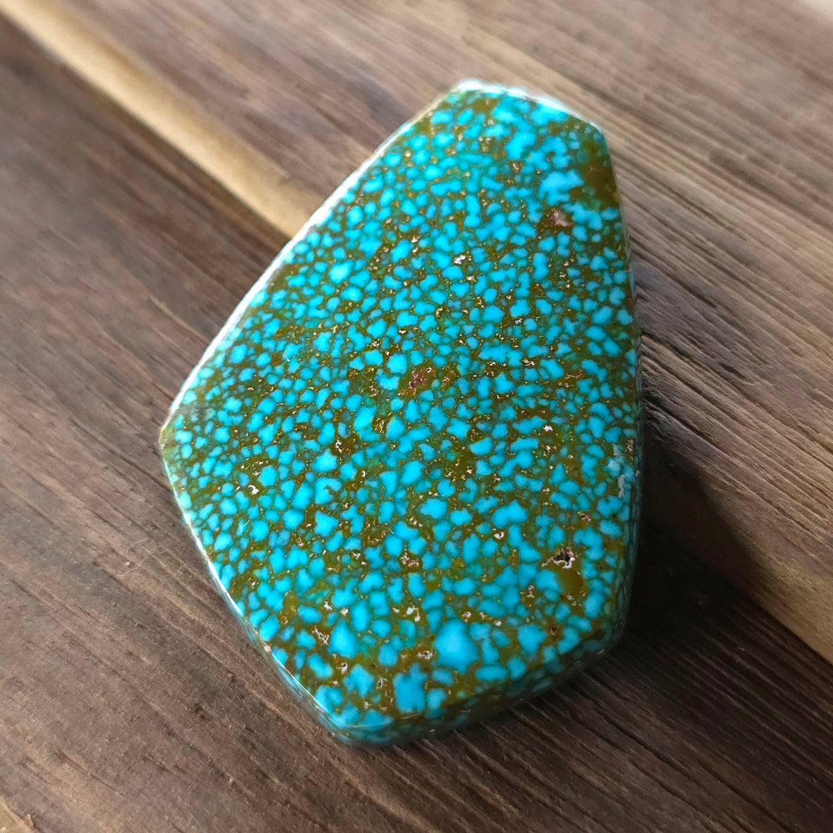 Stabilized Kingman Red Web Turquoise Freeform
