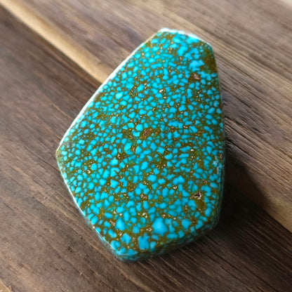 Stabilized Kingman Red Web Turquoise Freeform