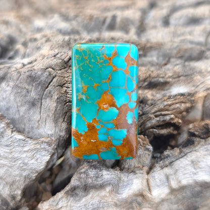 Stabilized Kingman Turquoise Rectangular