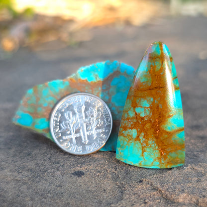 Stabilized Kingman Turquoise Tongue