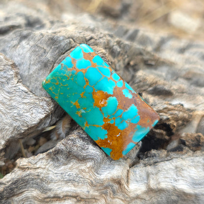Stabilized Kingman Turquoise Rectangular